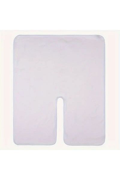 Choice White 1 Soft And Absorbent U-shaped Beauty Towel, Ultra-fine Fiber Facial Quick Drying Towel, Profes