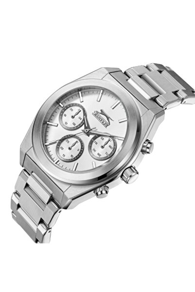 Slazenger SLAZENGER Men's Multi Function Silver Dial Watch - SL.9.2394.2.01