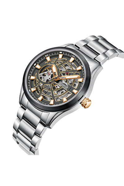 Slazenger SLAZENGER Men's Automatic Black Dial Watch - SL.9.2411.1.04