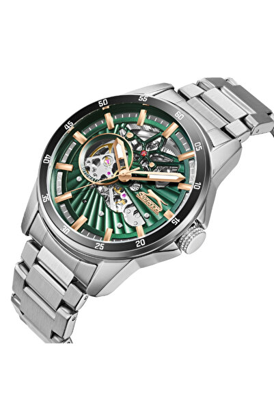 Slazenger SLAZENGER Men's Automatic Dark Green Dial Watch - SL.9.2413.1.03