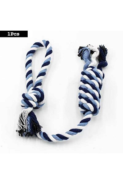 Choice J 45cm 1PC Dog Toy Carrot Knot Rope Ball Cotton Rope Dumbbell Puppy Cleaning Teeth Chew Toy Durable