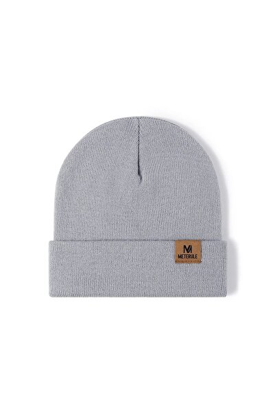 Choice GRAY Riding Hat Knit Cuffed Beanie for Men Women Winter Warm Knitted B...