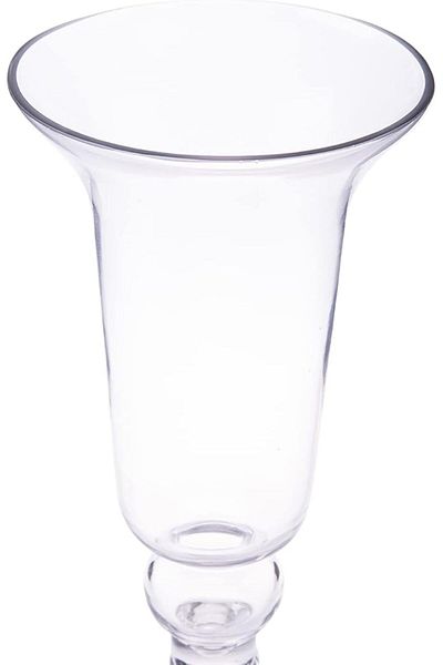 AKDC Glass Vase L(16CM) XW(16CM) XH(40CM) Transparent