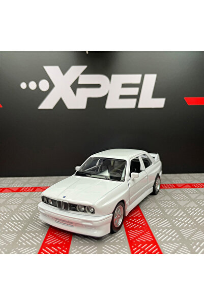 Choice1 سيارة بي إم دبليو إم 3 بيضاء بمقياس 1/36 موديل 1987 مصنوعة من سبائك معدنية مصبوبة بمركبات ألعاب أصلية رائعة