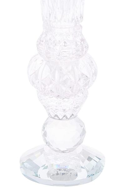 AKDC Crystal Flower Vase L(9Cm) Xw(9Cm) Xh(21Cm) Transparent