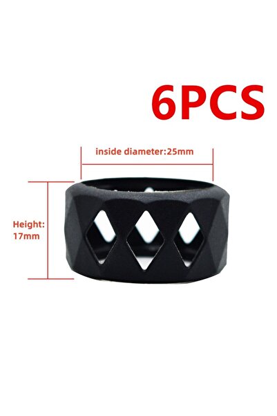 Choice 6 قطع من أنابيب FATUBE ذات شكل رأس الثور/شبكة من السيليكون الواقية الم...