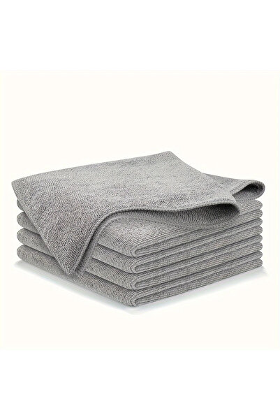 Choice 5 قطع 5/10/20 قطعة مناشف المطبخ، مجموعة من الألياف الدقيقة للغاية للتنظيف باللون الرمادي الفاتح، ماصة وناعمة وخفيفة الوزن