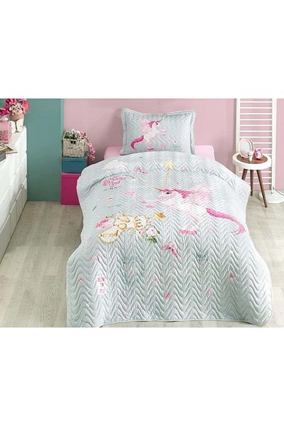 Clasy Ranforce Bedspread Set Single