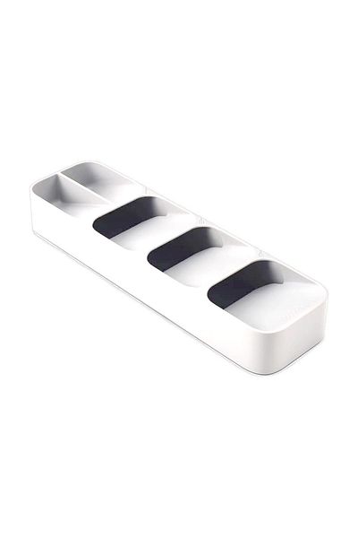 Choice White-1PC Multi-purpose Cutlery Storage Tray Cutlery Fork Spoon Compartmentalized Organizer Kitchen