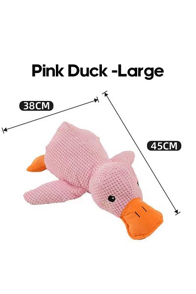 Choice Pink Duck Dog Toy Stomping Duck Bite Resistant Grinding Teeth Cleaning Large Dog Interactive Enterta