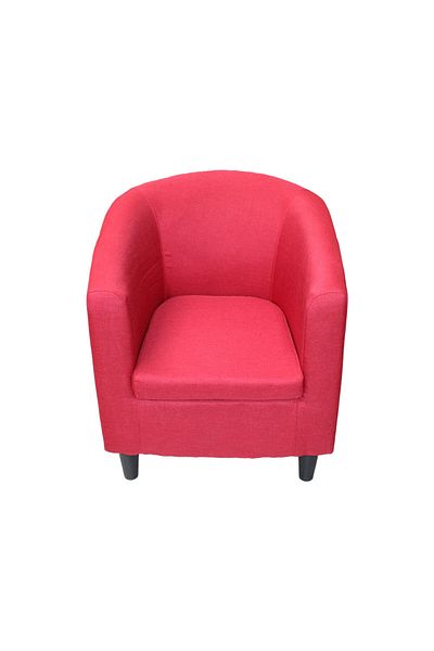 Homelux Marshall armchair, 69X78X82 cm, fabric, red, wood