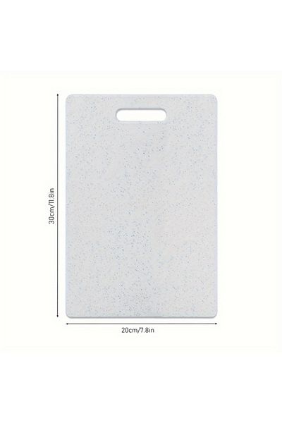 Choice 1PC M white Imitation marble texture PP plastic cutting board Antibacterial mildew kitchen vegetable