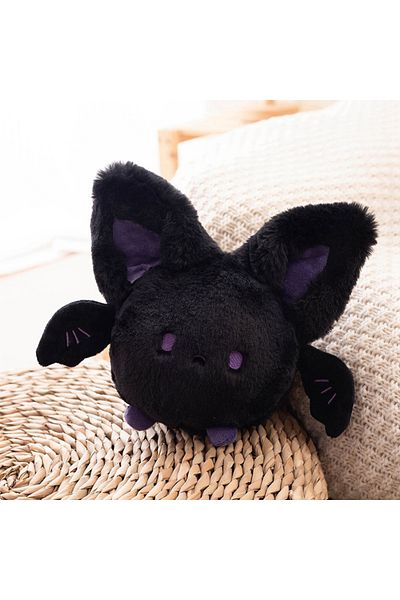 Choice about 17-20cm dark bat Ball Shape Bat Plush Toy Dark Evil Demon Bat Plushie Stuffed Pink White Angel