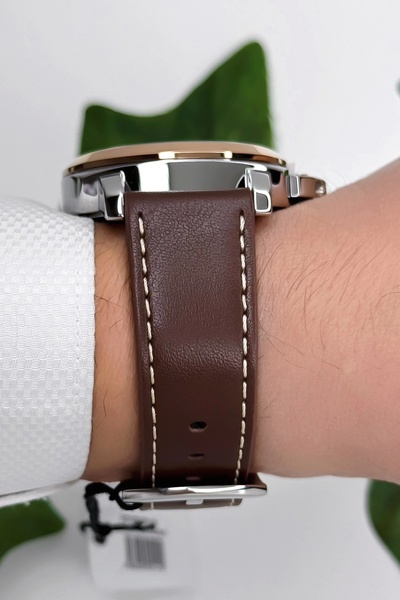 Ferrucci Function Leather Cord Men's Wrist Watch 3 Atm- Coffee-Rose with Bracelet Gift Zmfer162