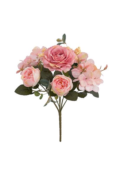 Choice light pink Artificial Flowers with Hydrangea  Silk Fake Flowers 1 Bouquets for Home Wedding Decorati