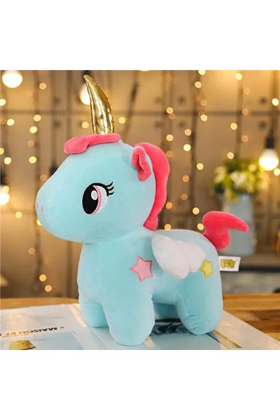 Choice 20cm Blue 20CM Soft Unicorn Plush Toy Baby Kids Appease Sleeping Pillow Doll Animal Stuffed Plush To