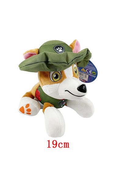 Choice Tracker 19cm Cartoon Dog Paw Plush Doll Chase Rock Animal Dog Cartoon Model Action Figures Movies Pe