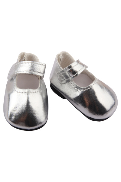 Choice SH-0137-5 أحذية جلدية لامعة صغيرة للدمى مقاس 14 بوصة من American&Nancy...