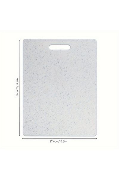 Choice 1PC L white Imitation marble texture PP plastic cutting board Antibacterial mildew kitchen vegetable