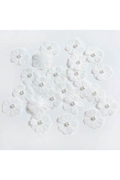 Choice 20pcs White 10pcs Artificial Flowers Rose Fake Flowers Diy Bridal Clothing Crafts Decor For Home Wed