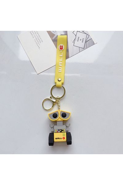 Miniso 2 Disney Badge Cartoon Keychain Cute Robot Story Walle Pendant Accessories Bag Decoration