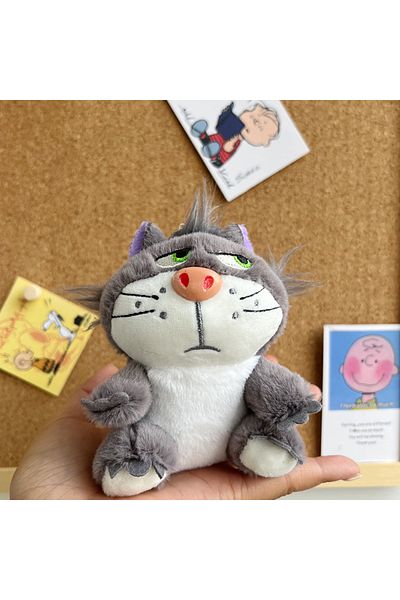 Choice 1 12cm 4 Colors Lovely Lucifer Plush keychain Doll Kawaii Bag Pendant Plush Stuffed Toy Backpack Pe.