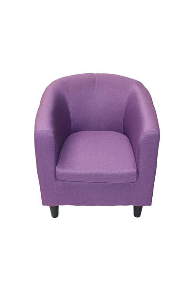 Homelux Marshall armchair, 69X78X82 cm, fabric, purple, wood