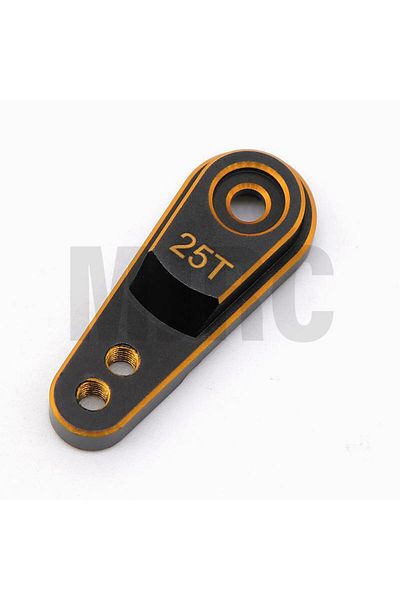 AJRC Yellow Metal 25t Servo Arm Steering Horn For Traxxas Trx4 Axial Scx10 Tamiya 1/10 Rc Crawler Truck F