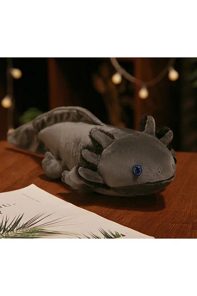 Choice Gray 45cm 45cm Kawaii Colorful Newt Plush Toy Stuffed Cute Axolotl Salamander Fuzzy Plush Fish Appea