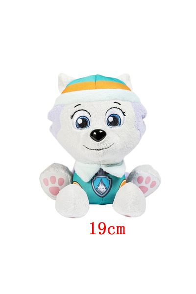 Choice Everest 19cm Cartoon Dog Paw Plush Doll Chase Rock Animal Dog Cartoon Model Action Figures Movies Pe