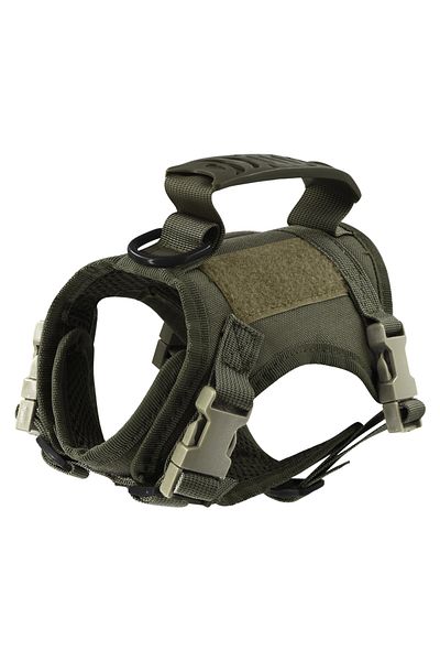Choice Green Harness Tactical Puppy Harness Leash For Small Dogs Cats Adjustable Kitten Vest For Military S