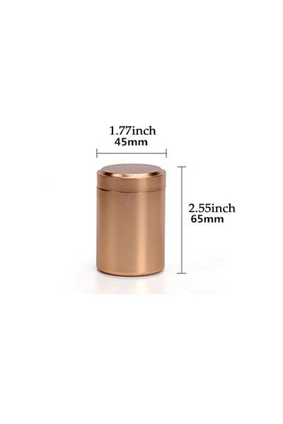 Choice Coffee 1PC Travel Canister Portable Airtight Smell Proof Storage Candy Bottle Herb Stash Jar Sealed