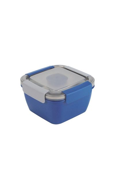 Choice 1500ml 1 Blue 1100ml/1500ml Portable Lunch Box Container 2 Layer Grid Salad Bowl Bento Boxes Salad B