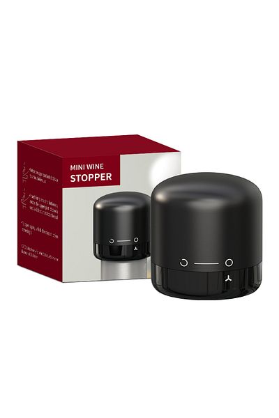Choice Black 2 1/2Pcs Vacuum Red Wine Bottle Cap Stopper Silicone Sealed Champagne Bottle Stopper Reusable