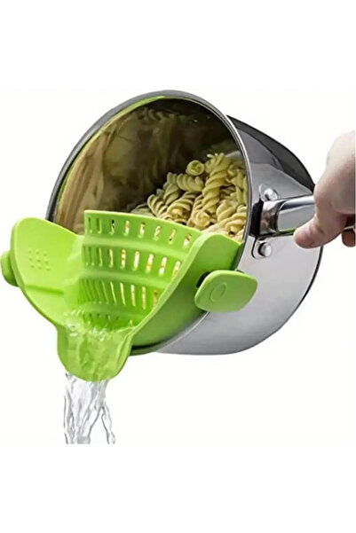 choice2 Green filter screen 1PC Adjustable Silicone Clip on Strainer for Pots...