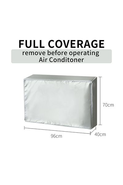 Choice 96x40x70cm Waterproof protection from sun and rain Air Conditioner cover outdoor sun block Multiple