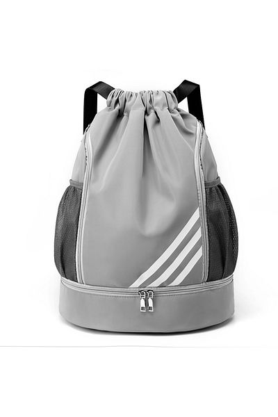 MORANO Waterproof Lightweight Foldable Sports Drawstring Backpack with Pocket for Travel, Sports, Fitness