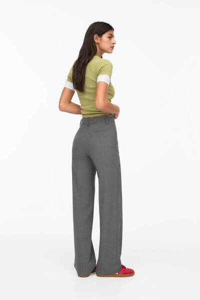 Pull & Bear Straight Kumaş Pantolon