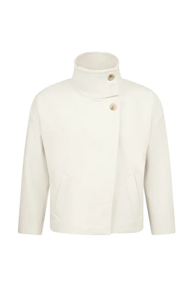 Hatemoğlu Saykı Women Regular Fit Stand Collar Mantle