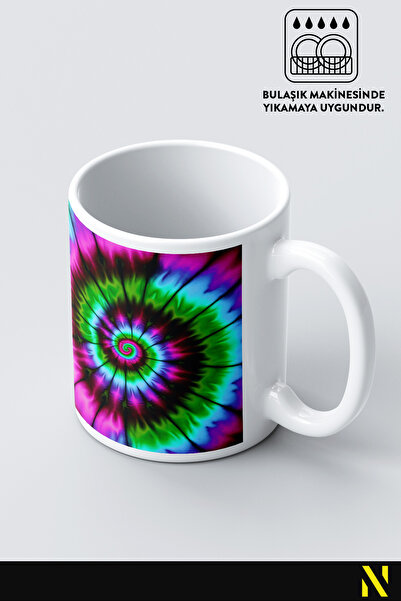 nilizma Batik Patterned Colorful Mug – 330 ml Mug |   Stylish and Durable Design