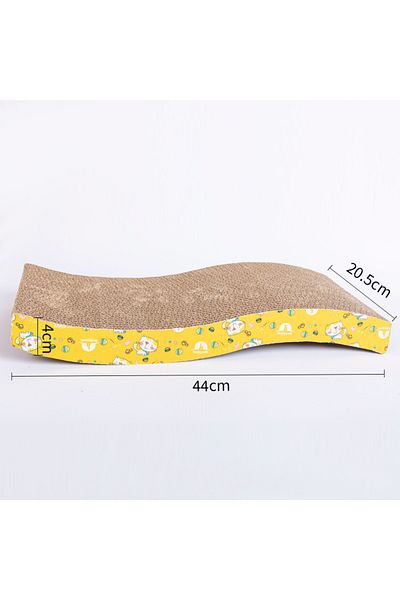 Choice S New bowl cat scraper sharpening claw cardboard corrugated board scratch-resistant cat scratch boa.