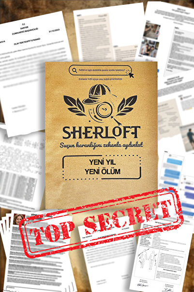Sherloft Dedektiflik Oyunu - Dedektif Oyunu - Kutu Oyunları - Cinayet Çözme O...