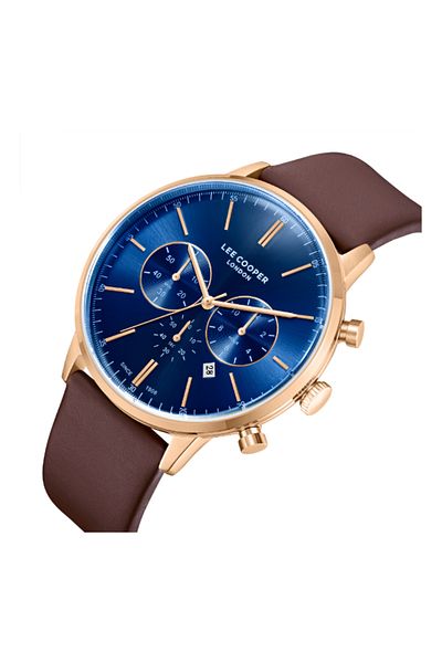 Lee Cooper Men Multi Function Dark Blue Dial Watch - LC08043.494