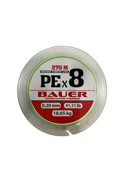 BAUER Innovator Fishing Pex8 270 m Fishing Line 0.20 mm