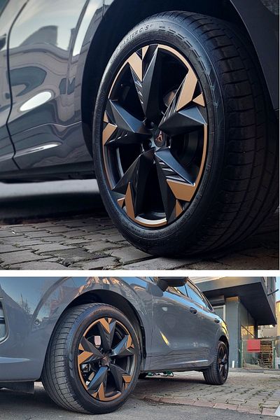 GRAFİCAR Set de autocolante pentru jante Cupra Terramar - METALLIC MAT COPI