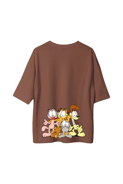 npLStore Μπλουζάκι Unisex Garfield με στάμπα Oversize