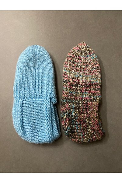 MESKSTORE el Örgüsü Yumuşak Sıcak Tutan Patik 38-40