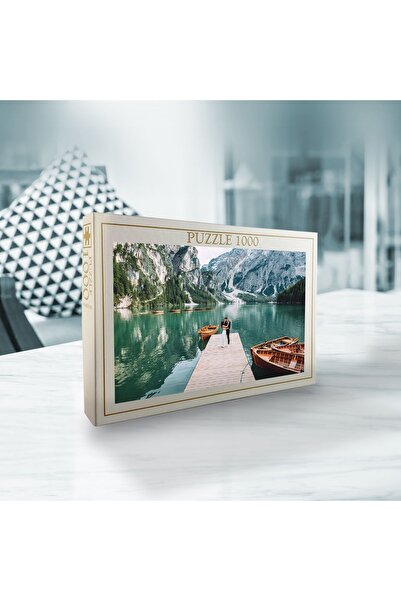 DECOVIENO 1000 Parça Kişiye Özel Fotoğraf Baskılı Kişiselleştirilmiş Fotoğraflı Puzzle Yapboz (68CM X 48CM)