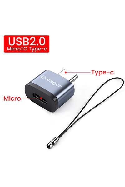 Choice Essager usb type c otg adapter type-c usb-c male to usb 3.0 female converter for macbook xiaomi ...