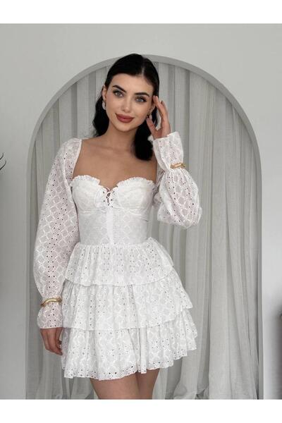 conconmoda Ajda Fisto Tasarım Mini Elbise